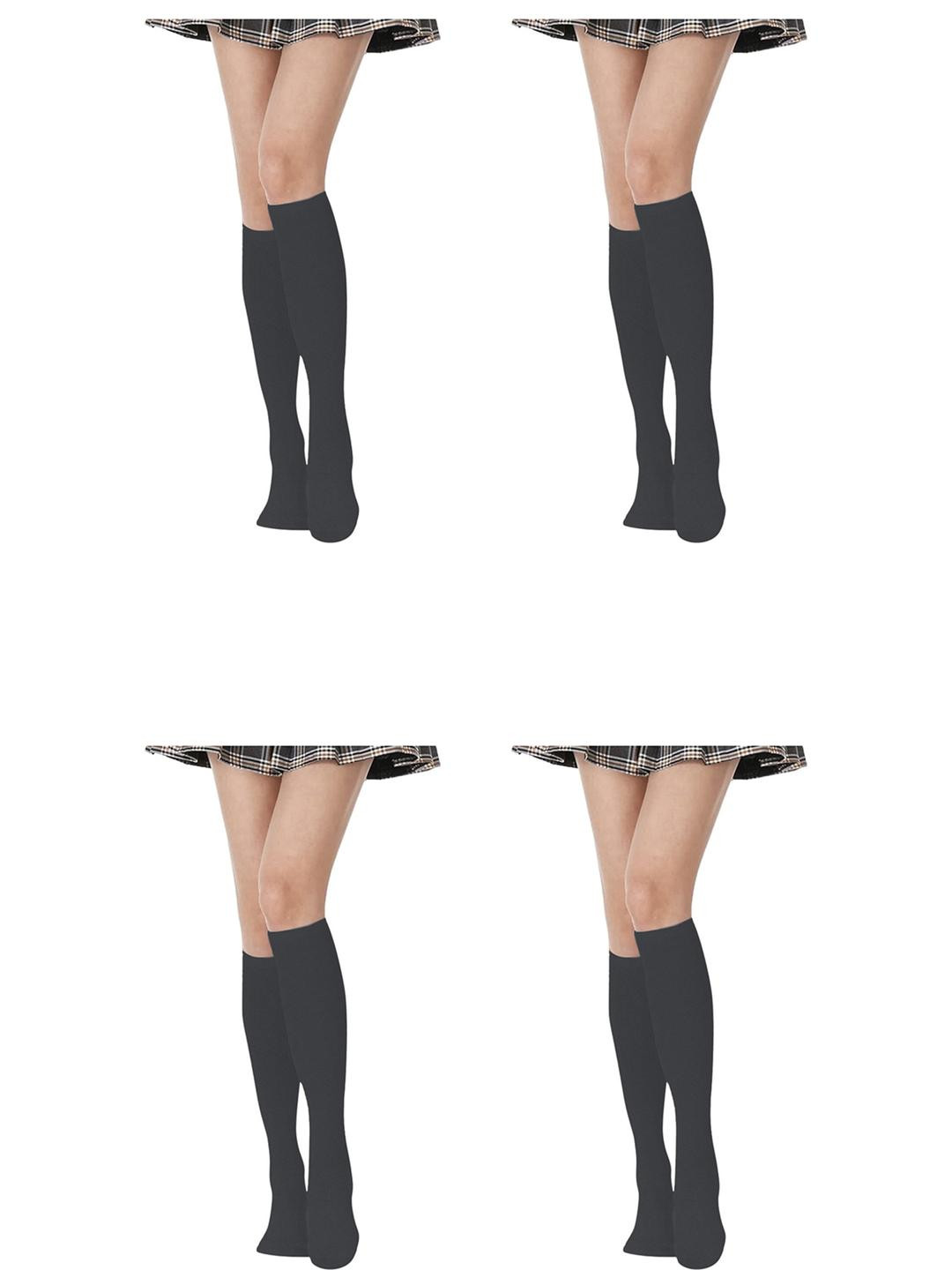 MUKHAKSH Women Charcoal Socks