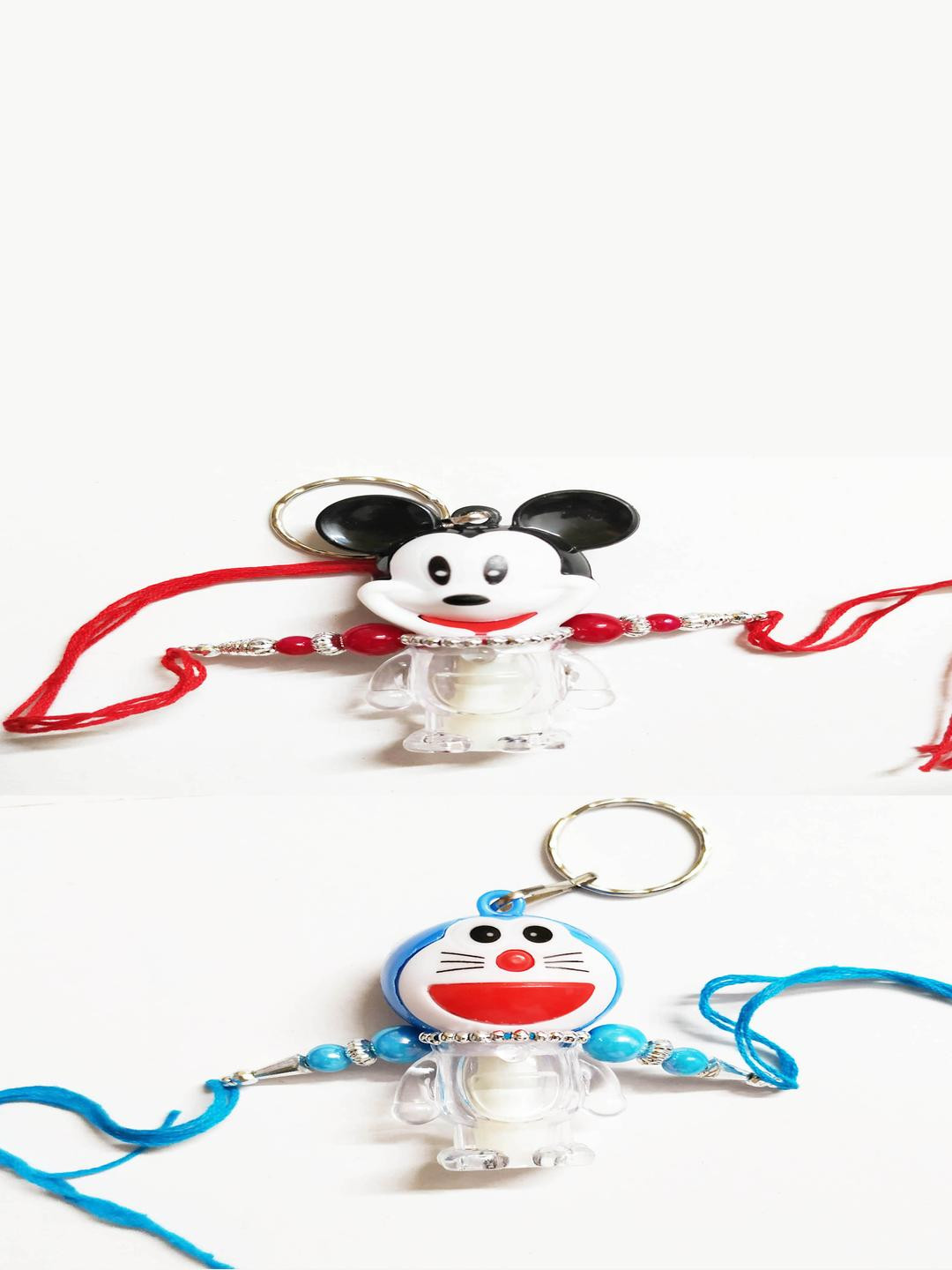 Vrinde Boys Pack of 2 Cartoon Character Light Rakhi