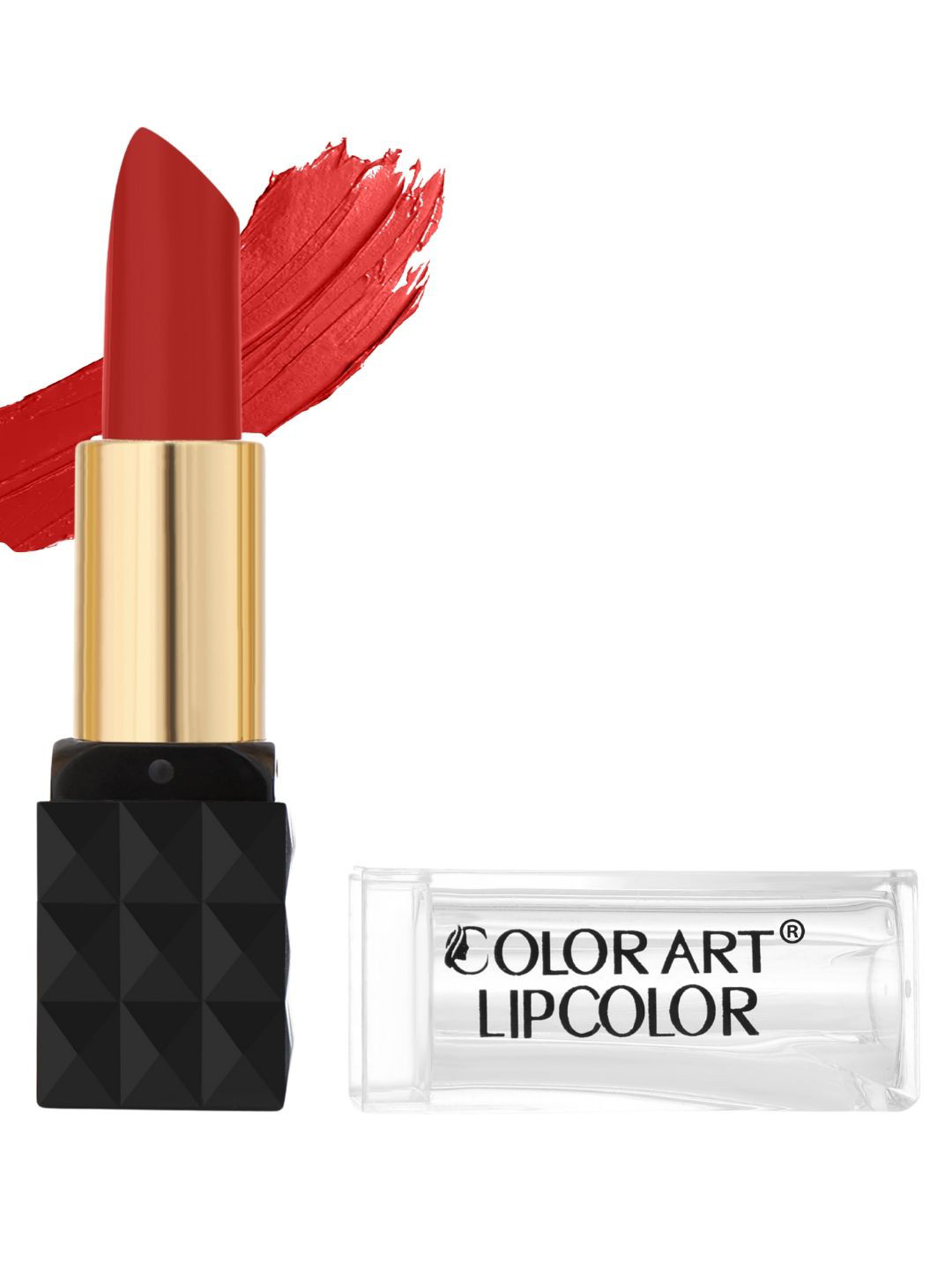 Color Art Glossy Matte Bullet Lipstick - 4 g - C90 Bright Red