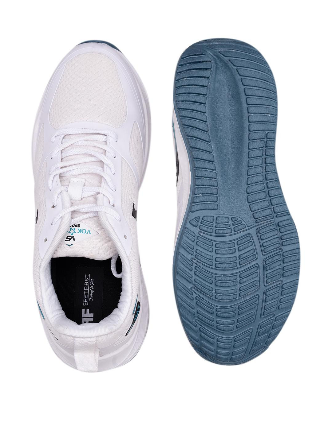 FEET FIRST White Leather Casual Shoes