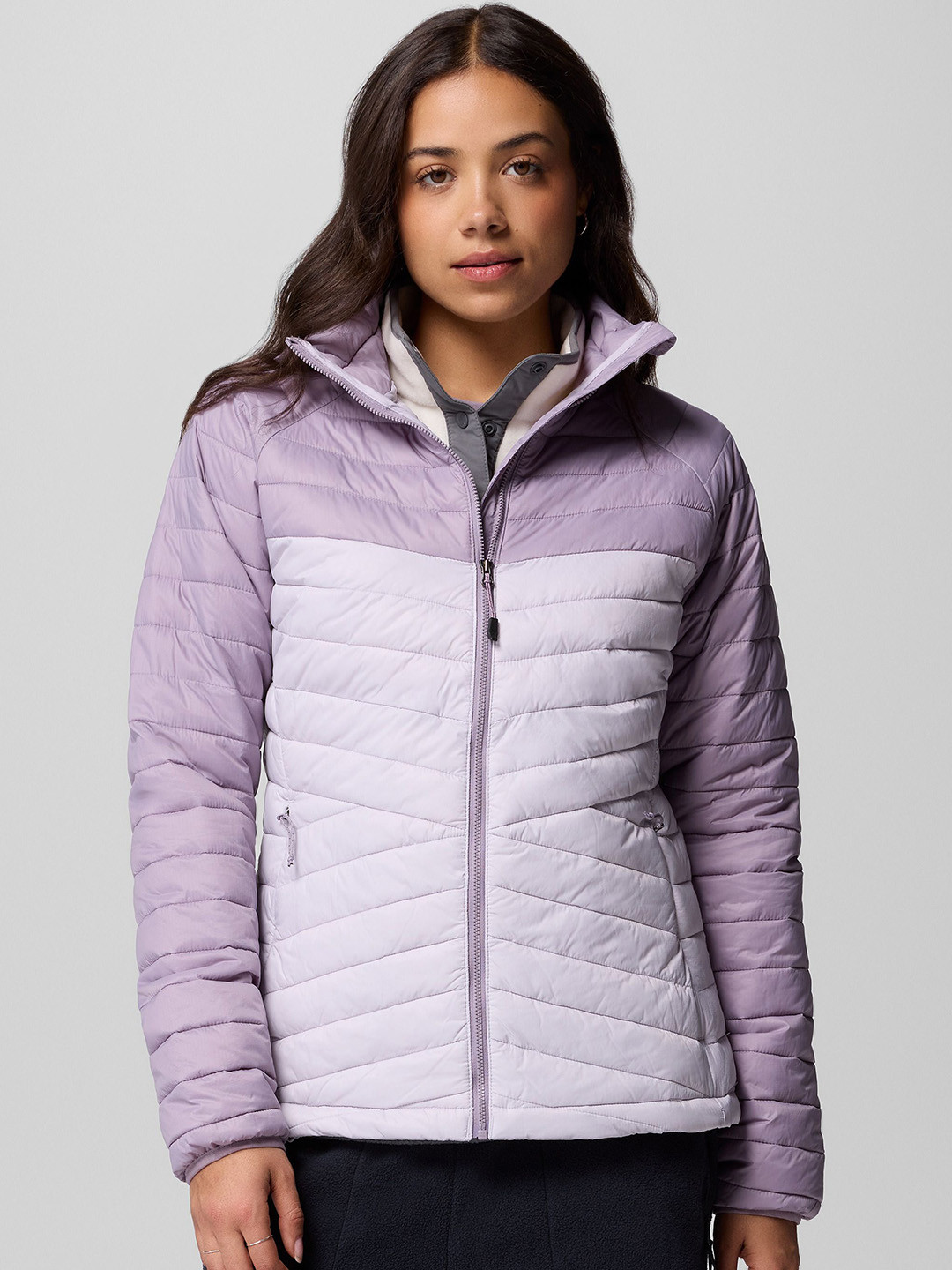 Columbia Powder Pass Colourblocked Down Puffer Jacket