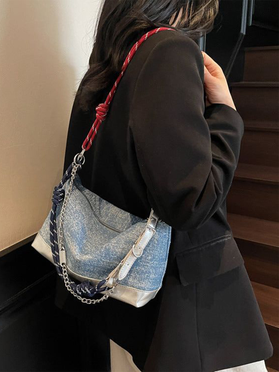 Outzidr Bucket Shoulder Bag