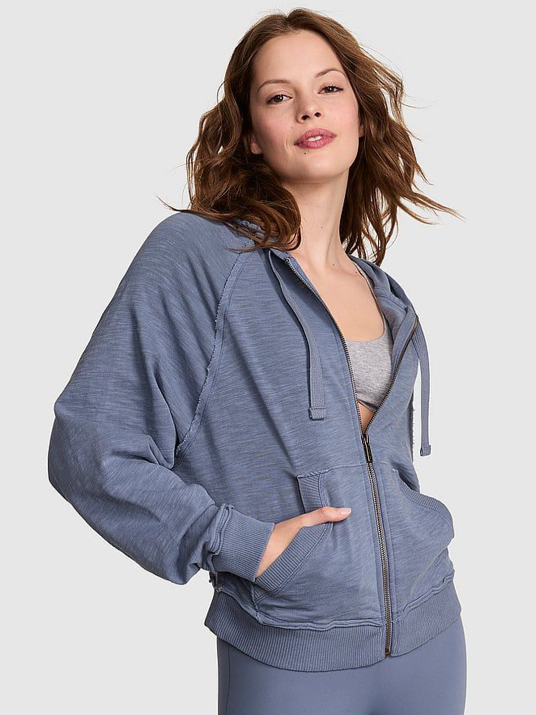 Victoria's Secret Women Solid Long Sleeves Sweatshirt