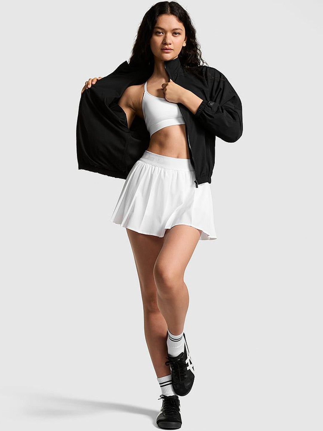 Victoria's Secret Women Mock Collar Solid Casual Tailored Jacket