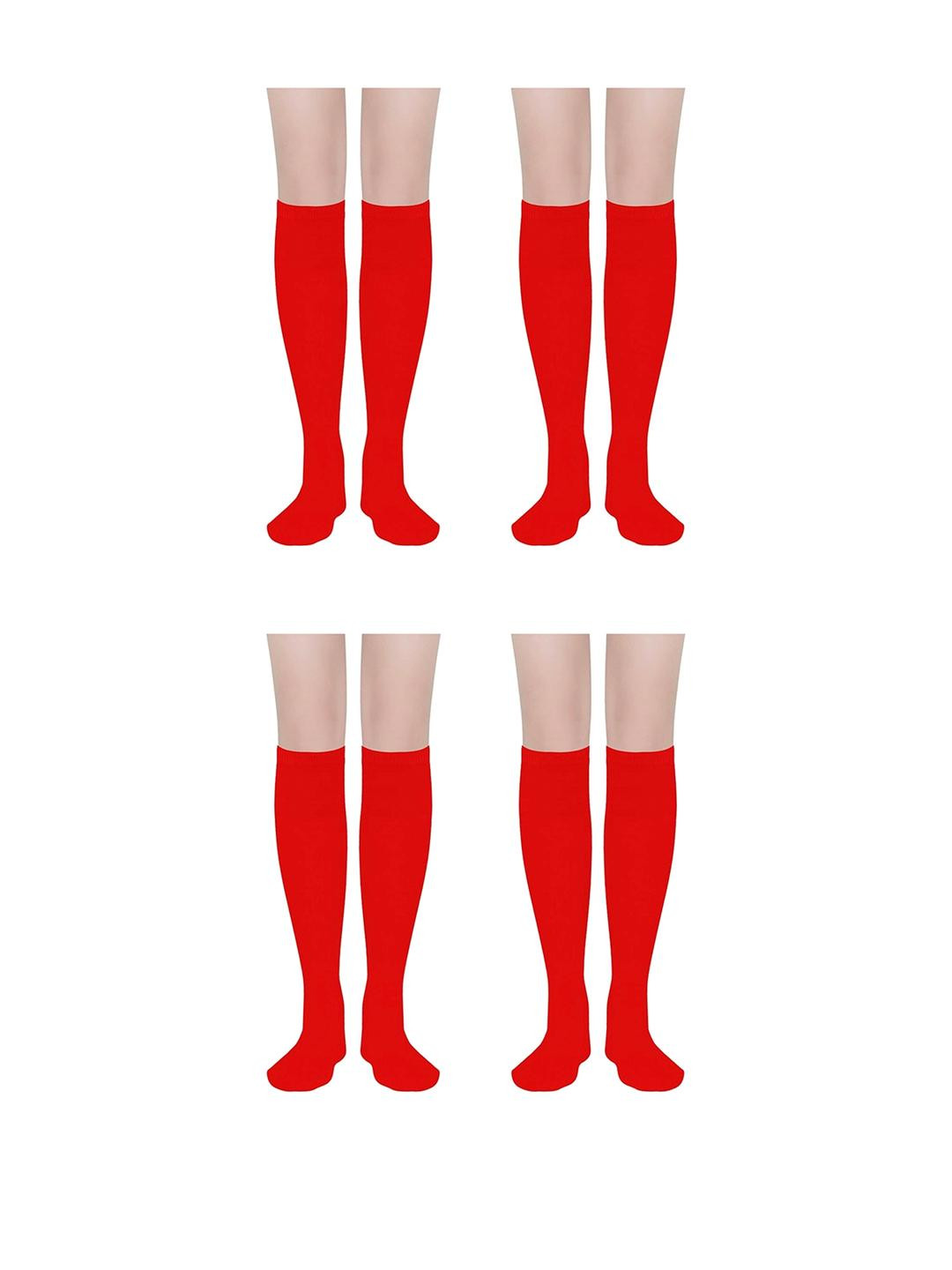 MUKHAKSH Women Red Socks