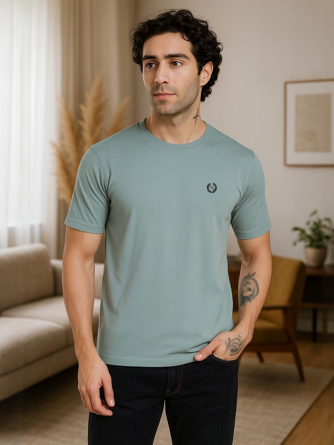 LEE BONEE Men Green Tshirts