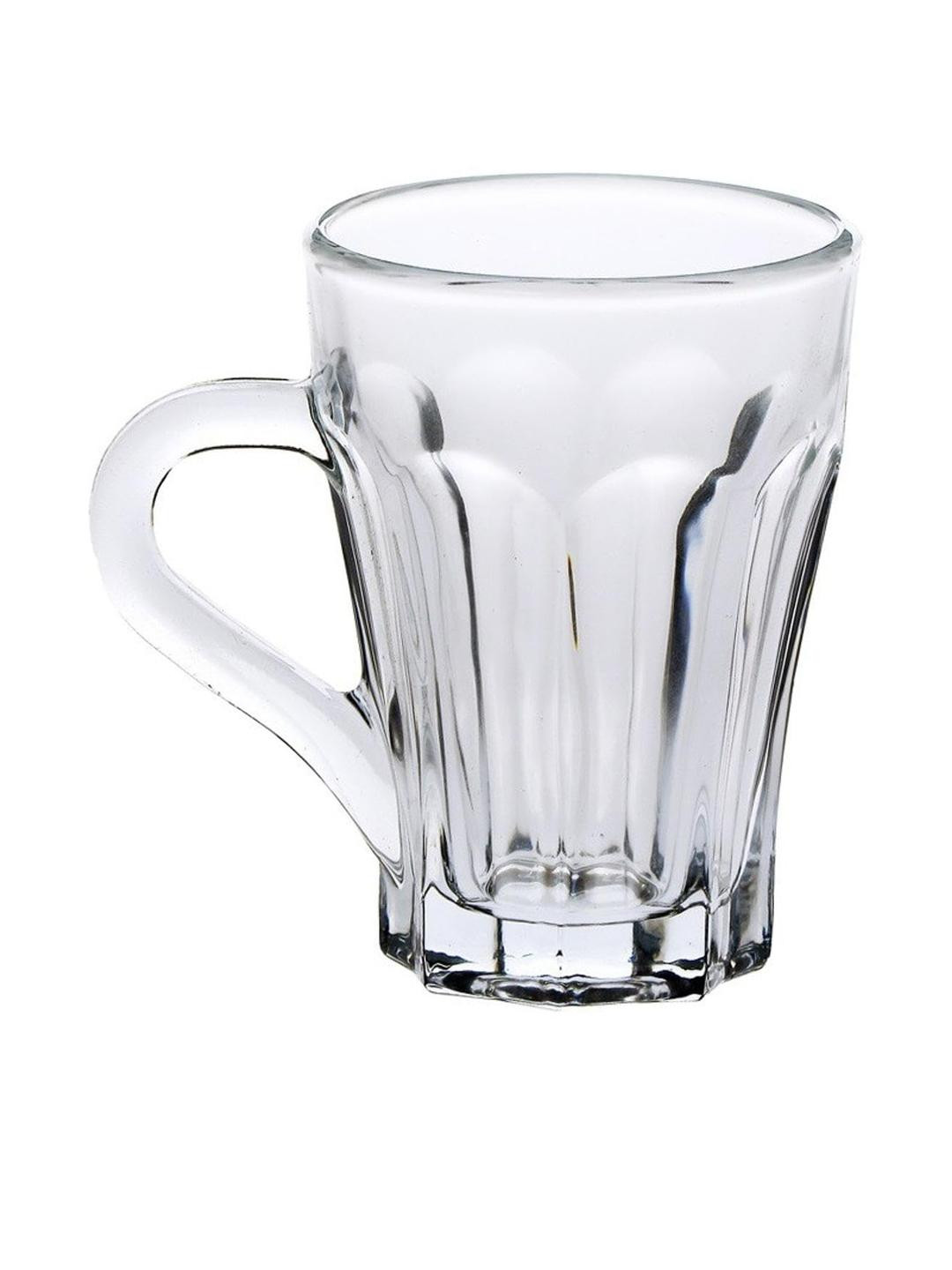 Somil Clear Glass Coffee & Tea Cup / Mug (100 Ml), Enjoy Your Drink in Style7 X 9.5 X 9.5Cm