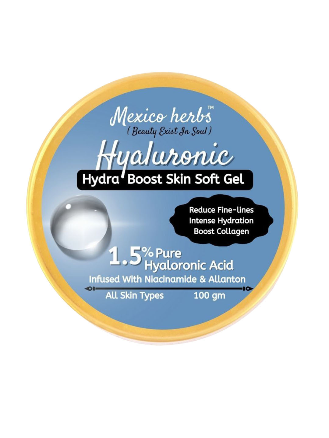 Mexico herbs Hyaluronic Hydra Boost Skin Soft Gel - 100 g