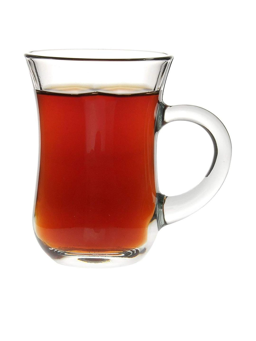 Somil Clear Glass Coffee & Tea Cup / Mug (100 Ml), Enjoy Your Drink in Style6.5 X 9 X 9Cm