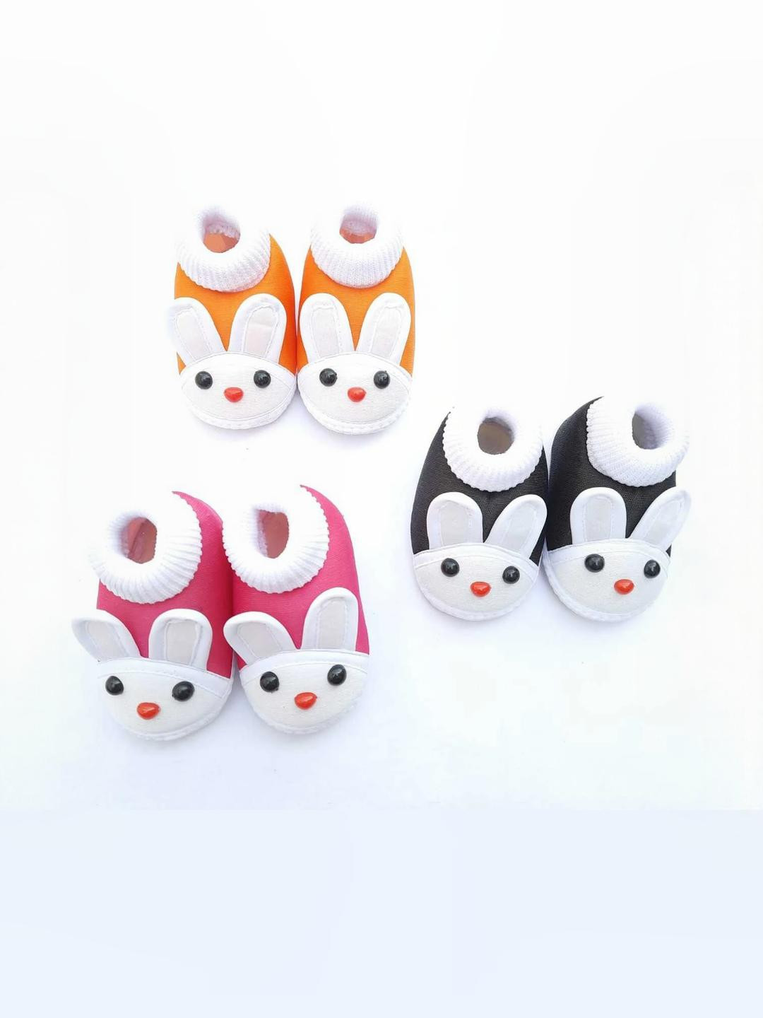 LMN CHILD CARE Unisex Multi Colored Booties