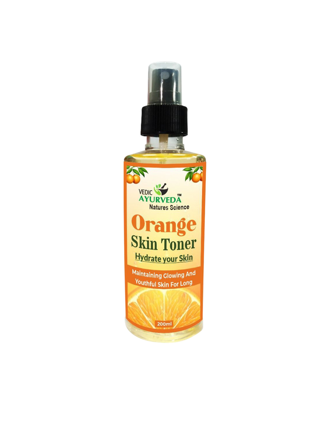 VEDICAYURVEDA Orange Toner For Skin Nourishing - 200 ml
