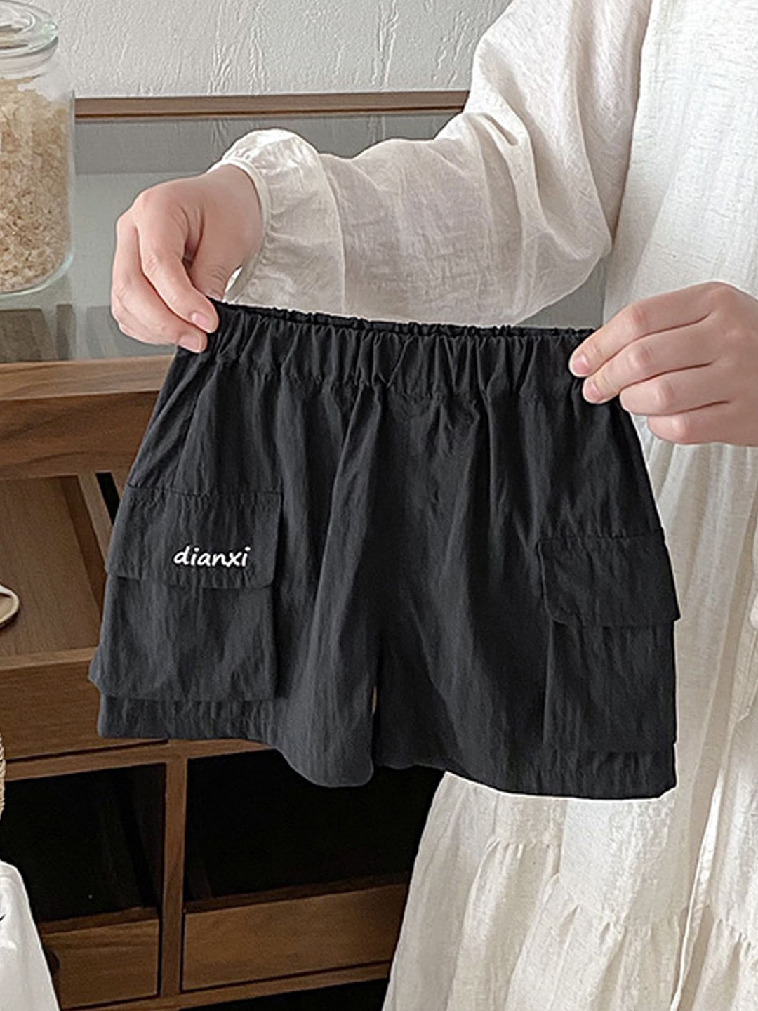 LULU & SKY Kids Wide Fit Cargo  Shorts