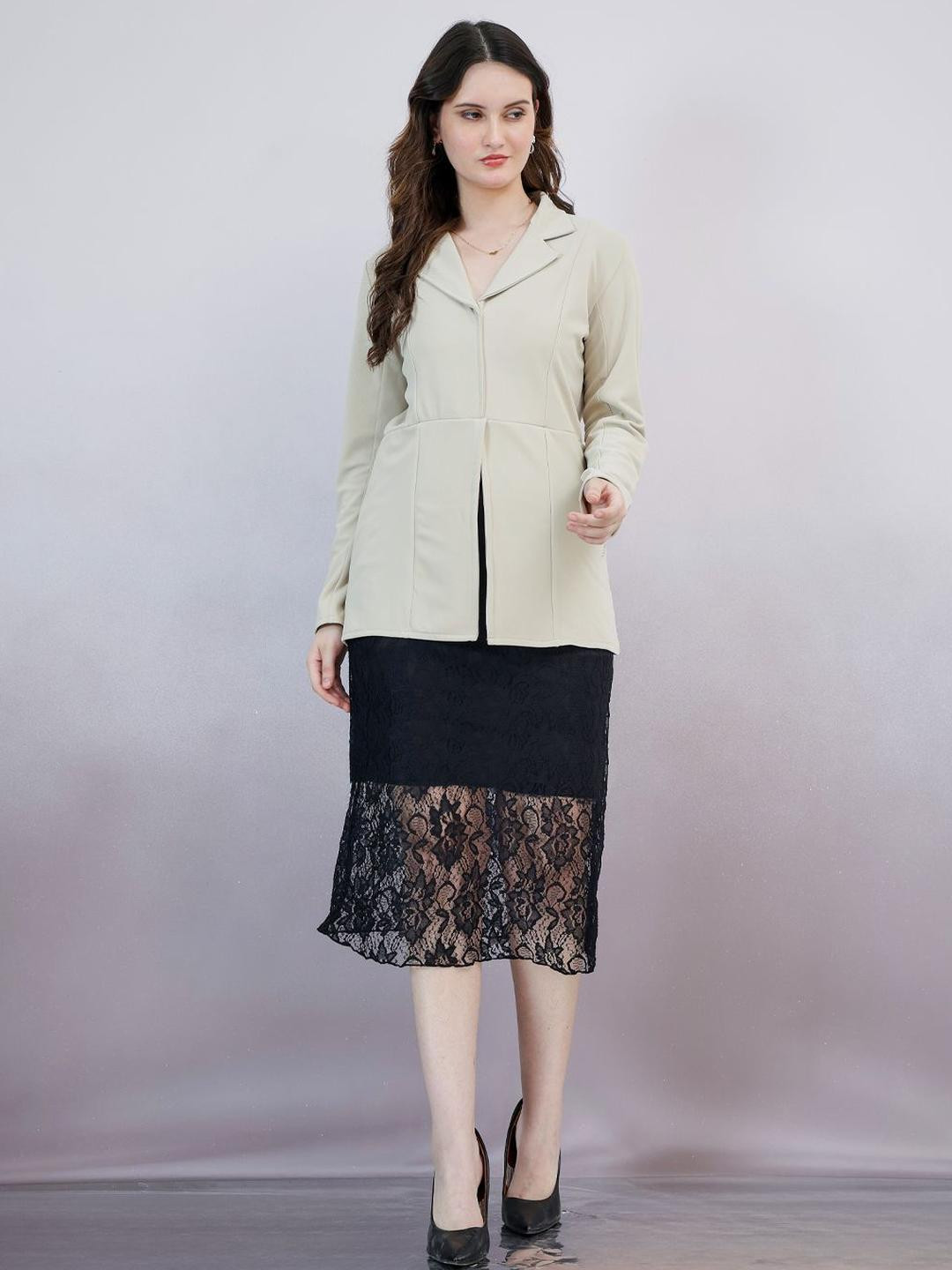 Shally Bhasin by Athena Women Lace Midi Dress