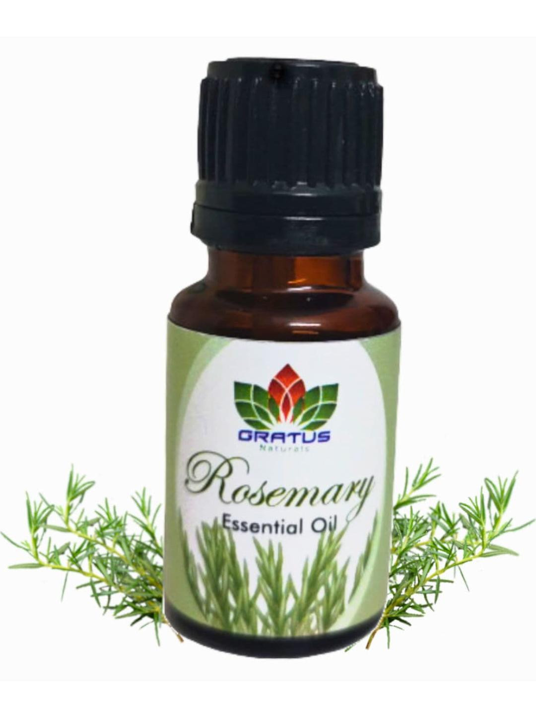 Gratus Naturals Gratus Naturals 100% Pure Rosemary Essential Oil, Hair Care - 15ml