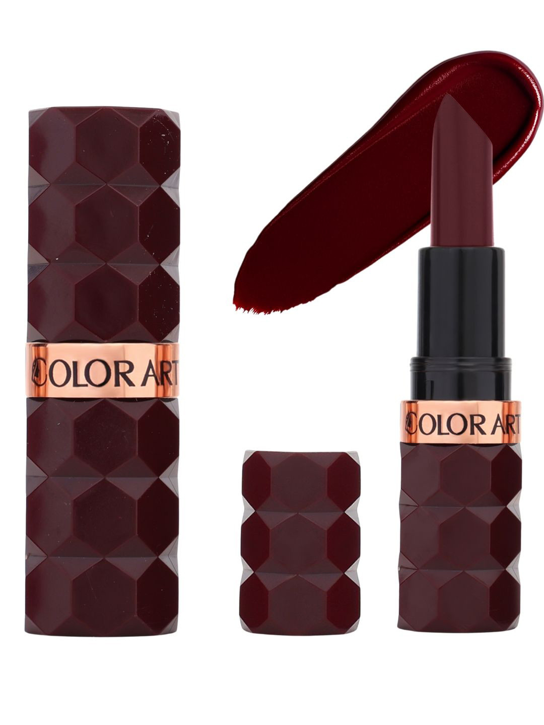Color Art Glossy Matte Bullet Lipstick - 4 g - C95 Dark Maroon