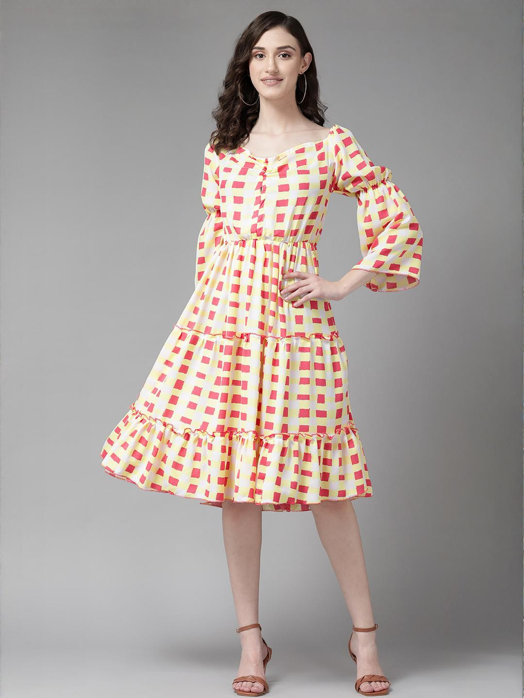 Red Georgette Dresses