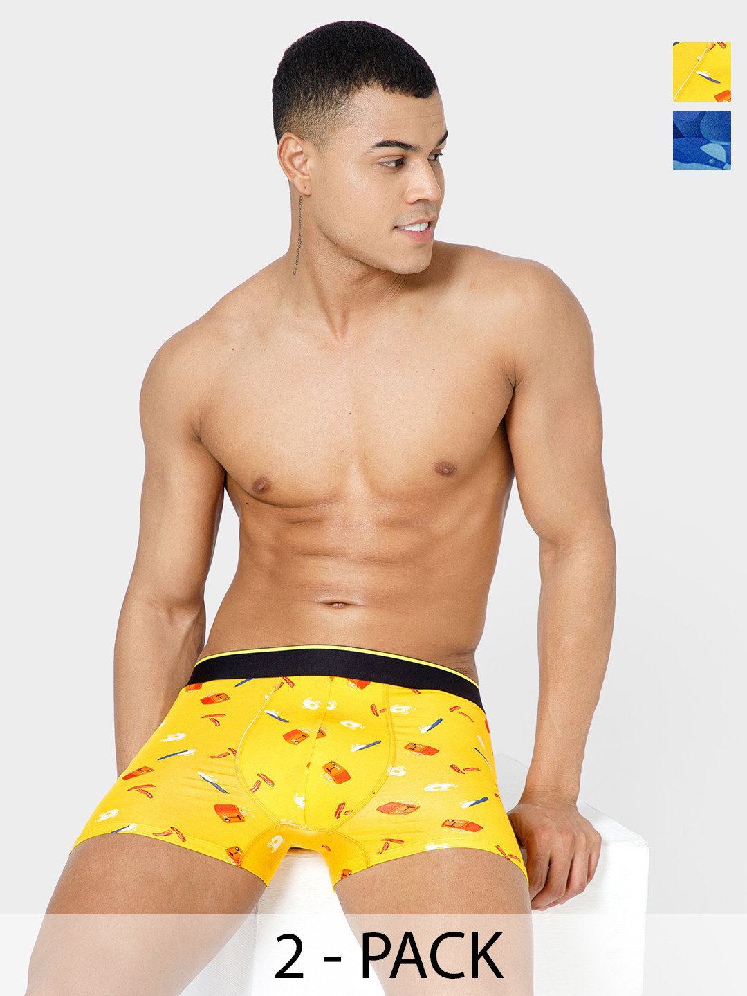 bummer Pack Of 2 Printed Trunks TRBRENOSY02S