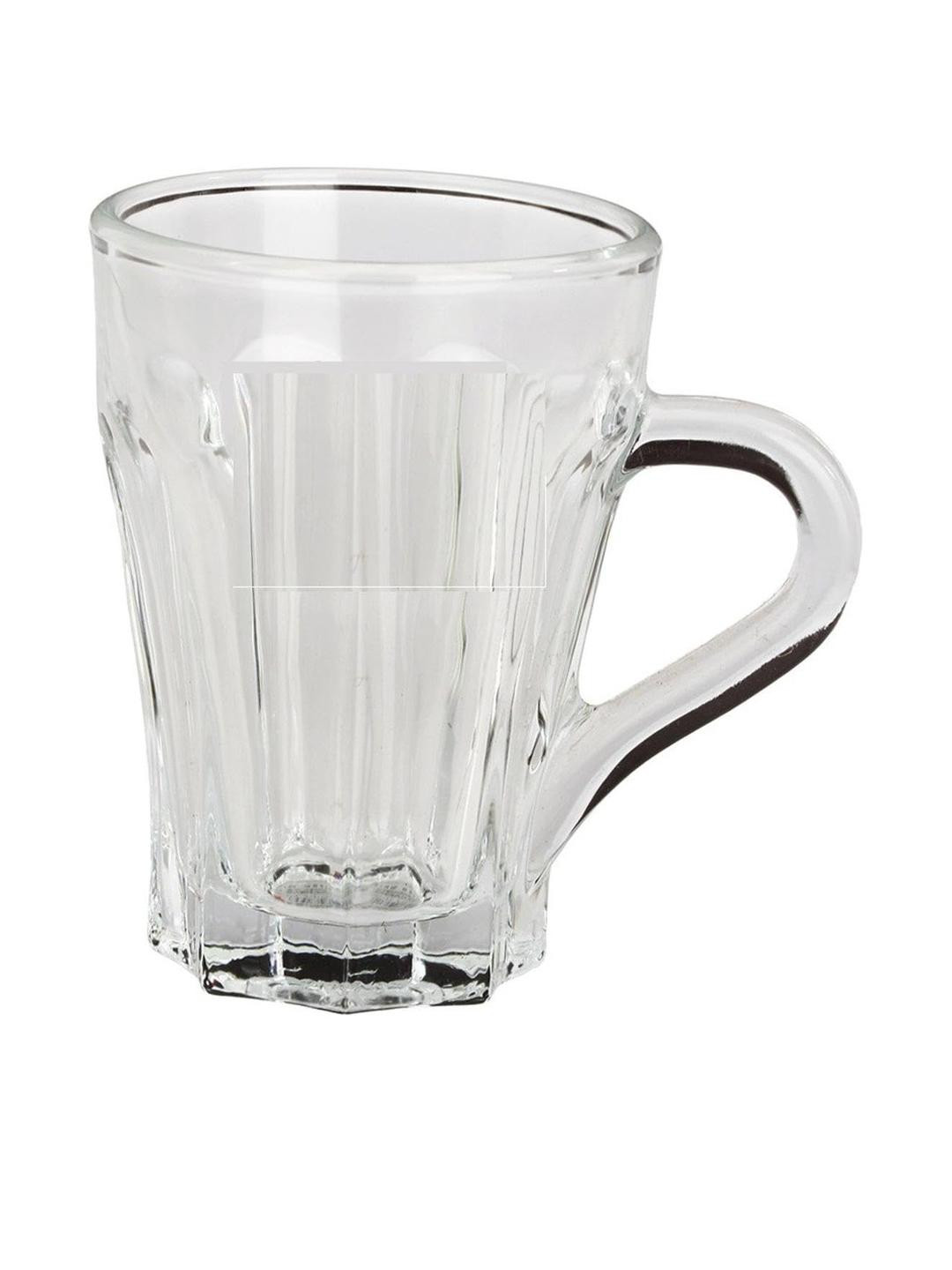 Somil Clear Glass Coffee & Tea Cup / Mug (100 Ml), Enjoy Your Drink in Style7 X 9.5 X 9.5Cm