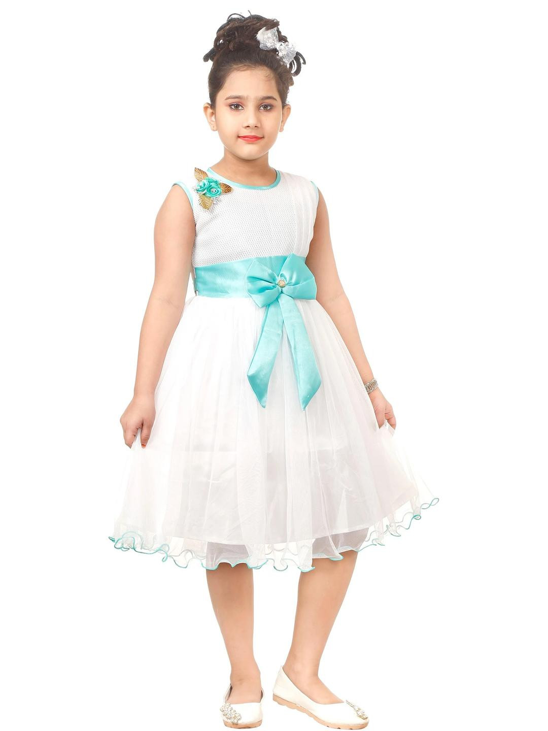 WILD EMPIRE Blue Cotton Dresses