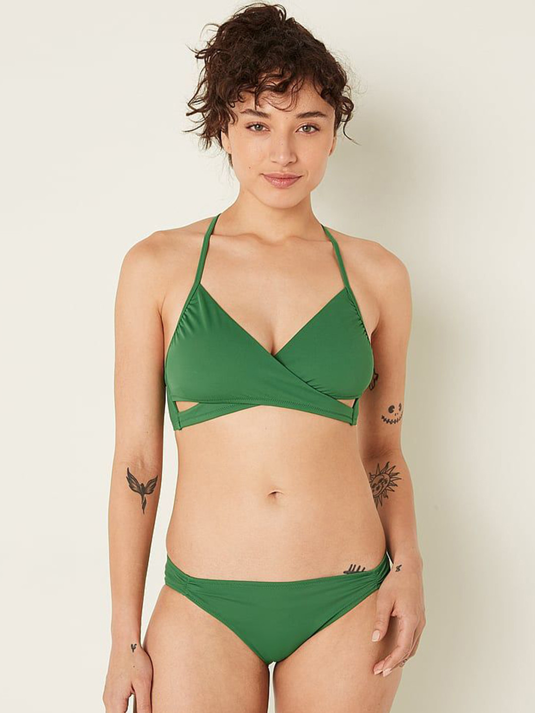 Victoria's Secret PINK Halter Neck Body Wrap Bikini Top