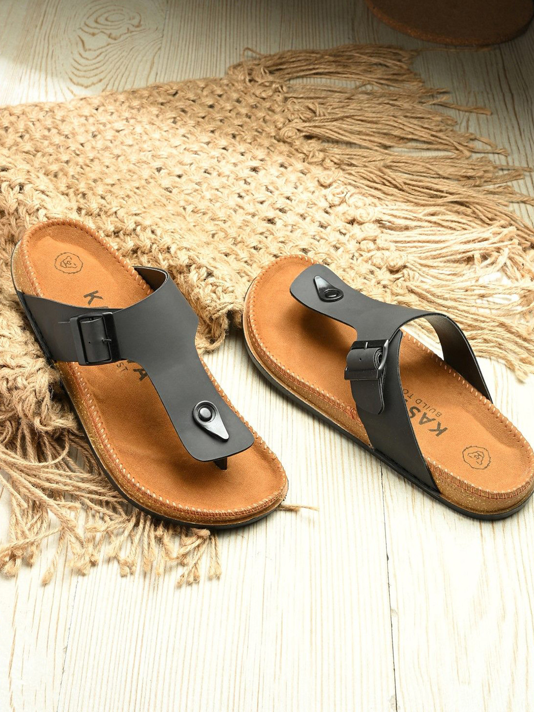 KASTAVA Men Comfort Sandals