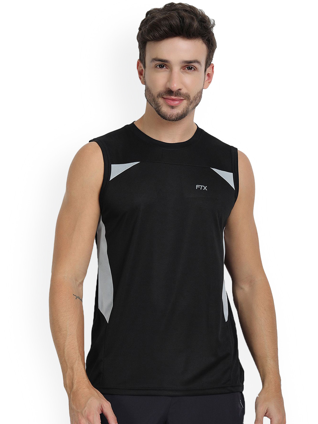 FTX Colourblocked Dry-Fit Gym Vests 709-2-S