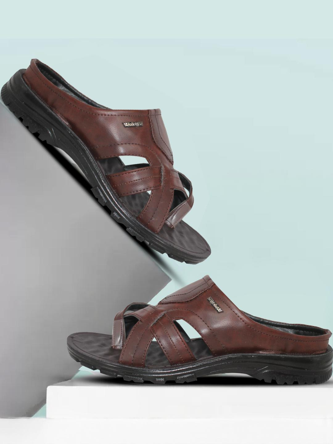 WALKLINE Men Rhino Brown Comfort Sandals