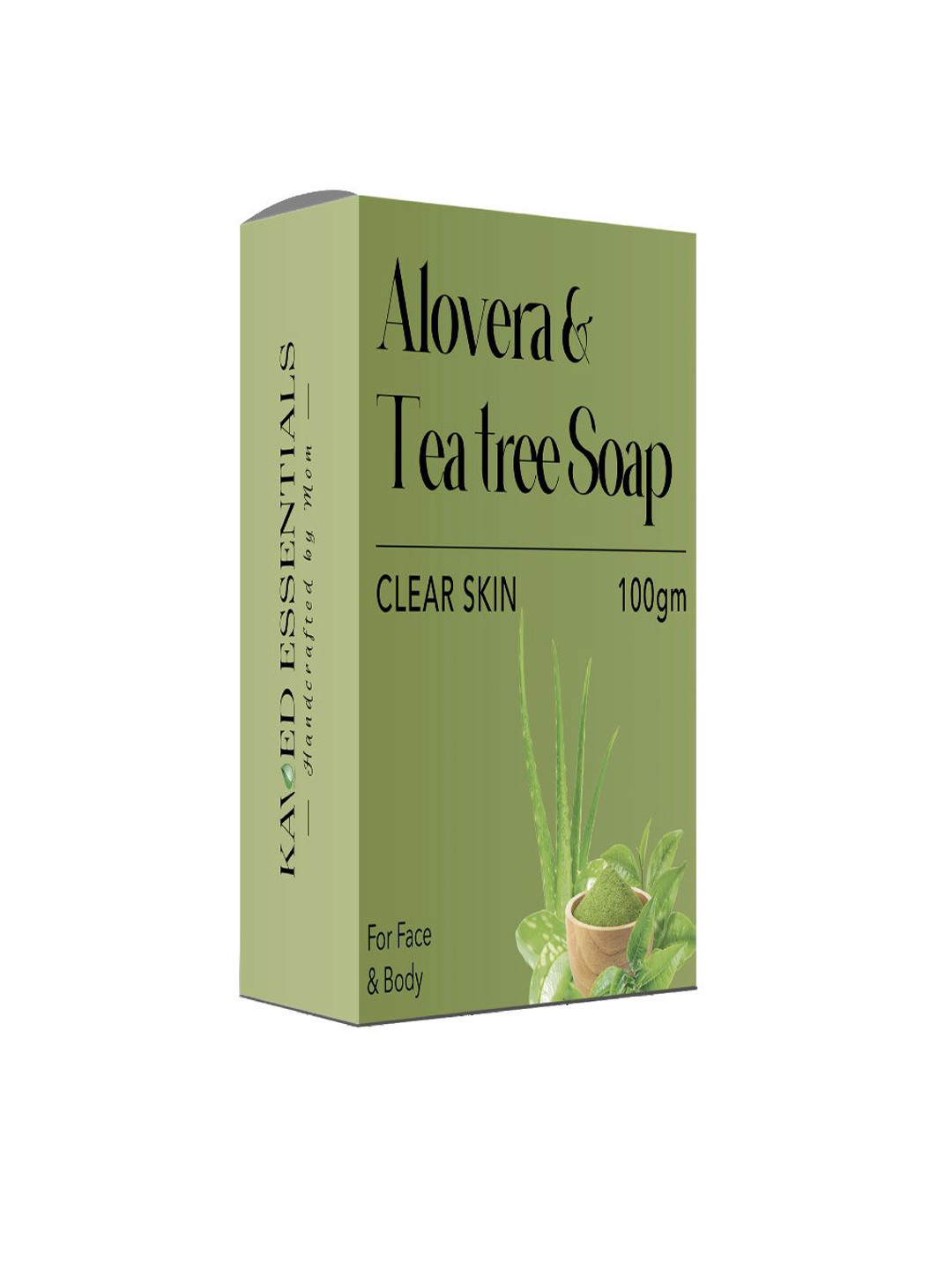 KAVED ESSENTIALS Aloe Vera & Tea Tree Soap - 100 g