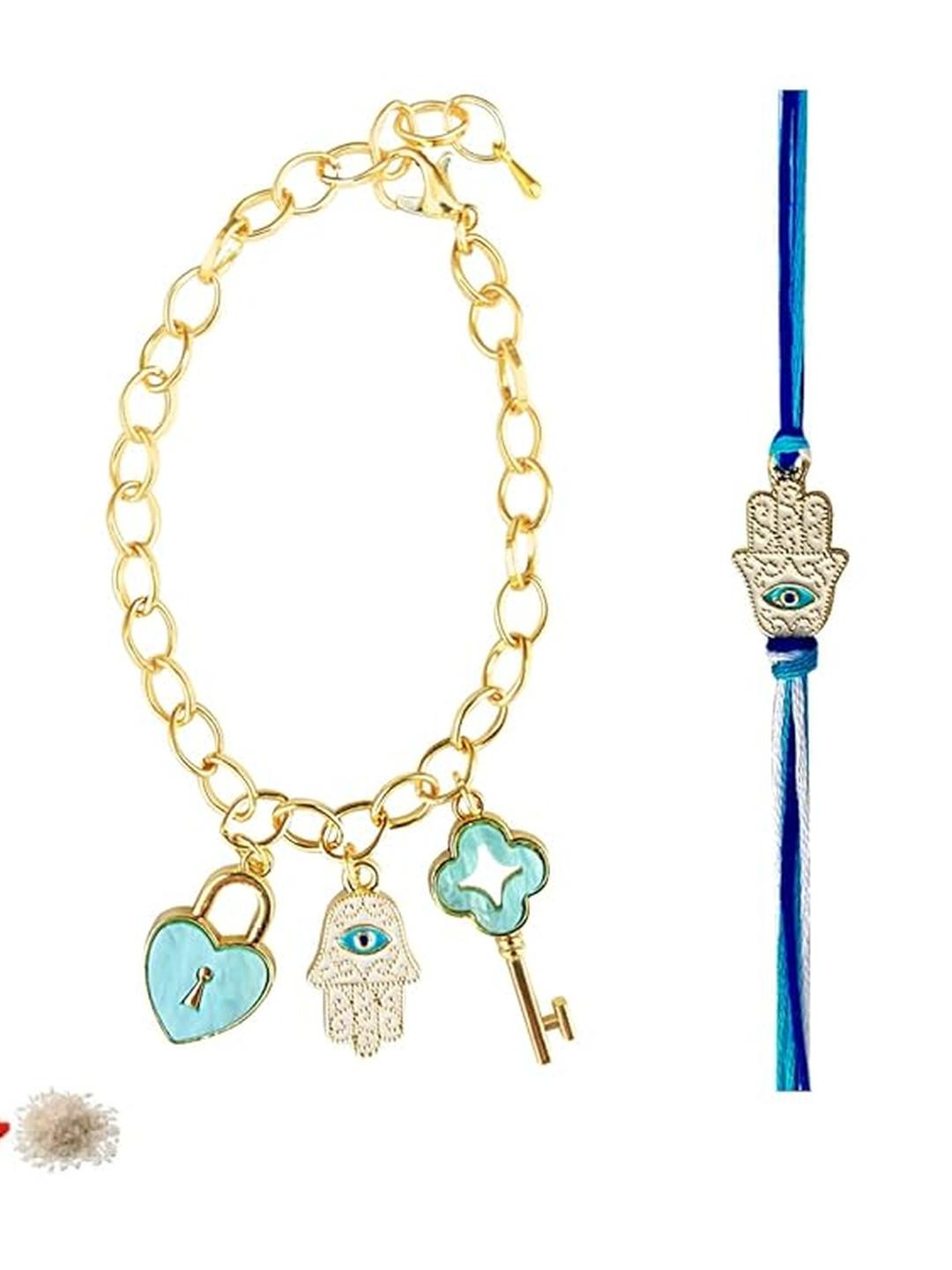 FURE Unisex Blue Rakhi