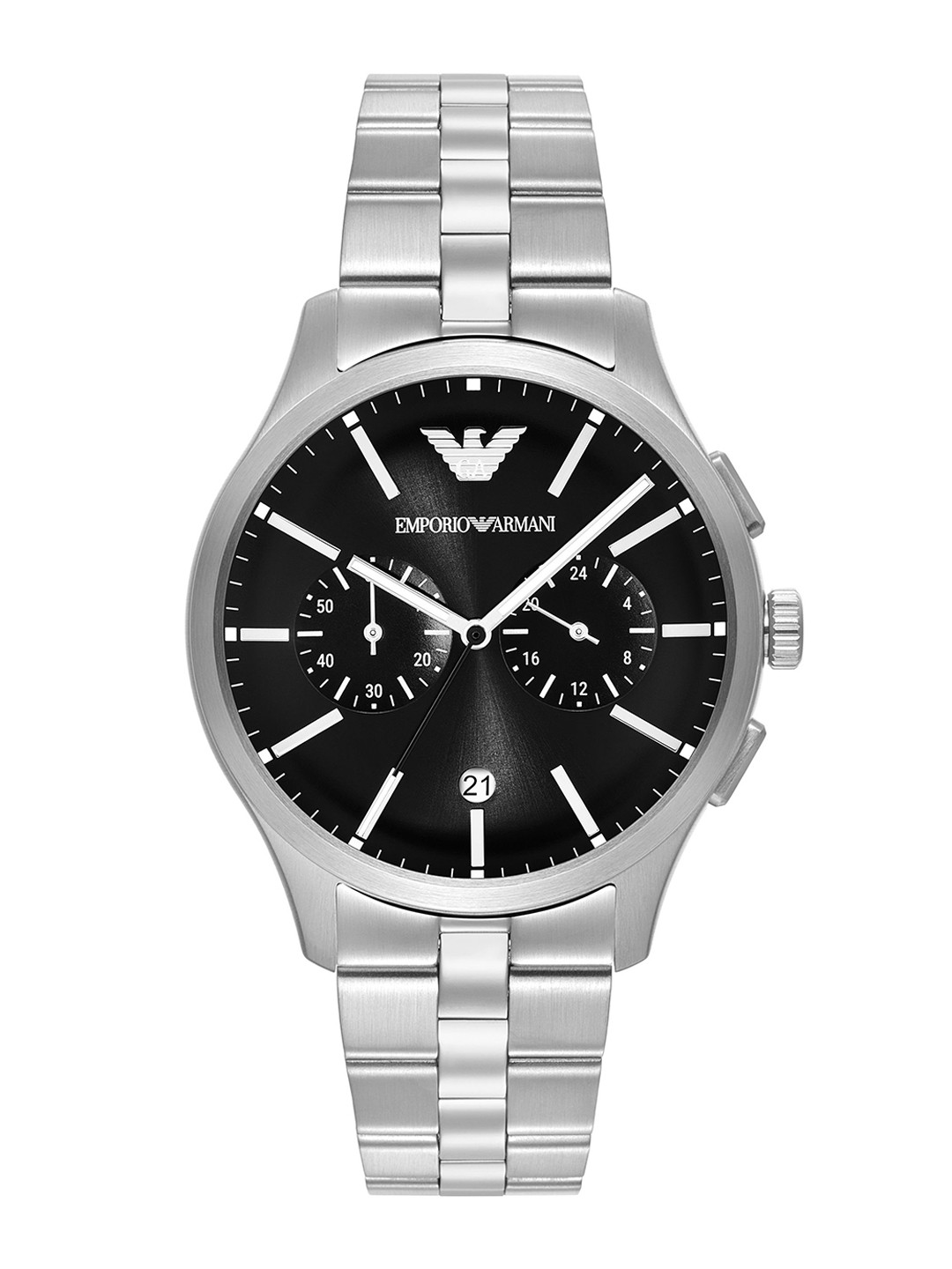 Emporio Armani Men Dial & Stainless Steel Straps Analogue Watch AR11691