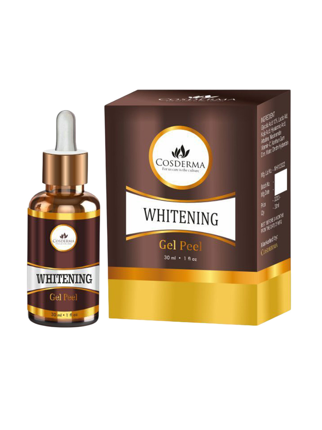 COSDERMA Whitening Gel Peel With Vitamin C 10% - 30 ml