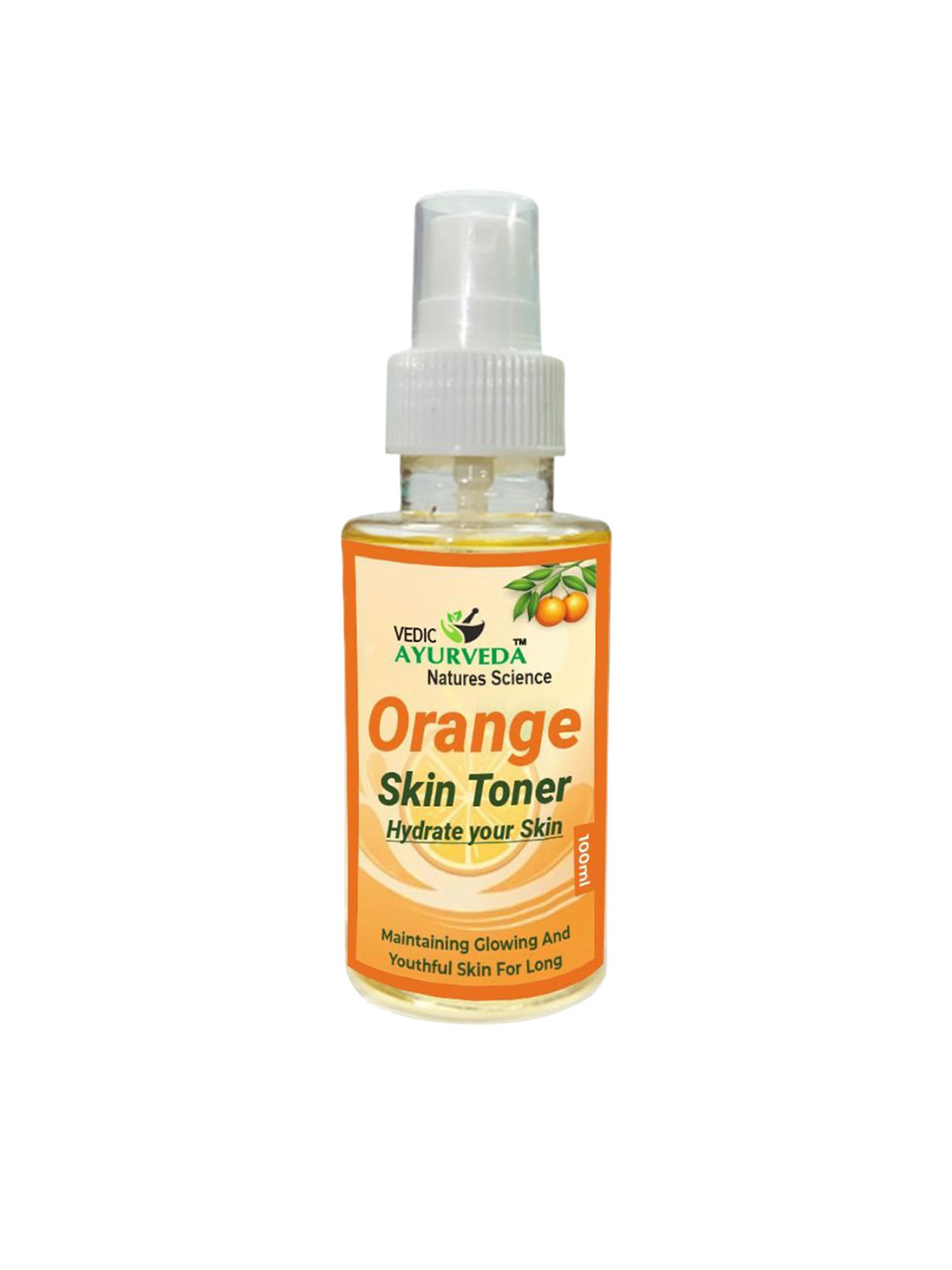 VEDICAYURVEDA Orange Skin Toner For Skin Nourishing - 100 ml