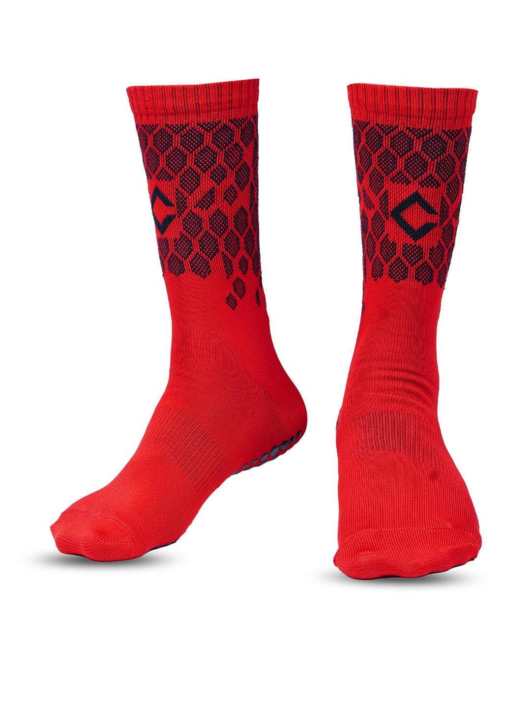 CAPTAIN Men Red Socks