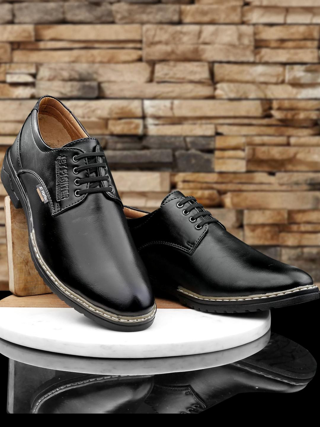 jetfighter Men Leather Lace-Ups Derbys