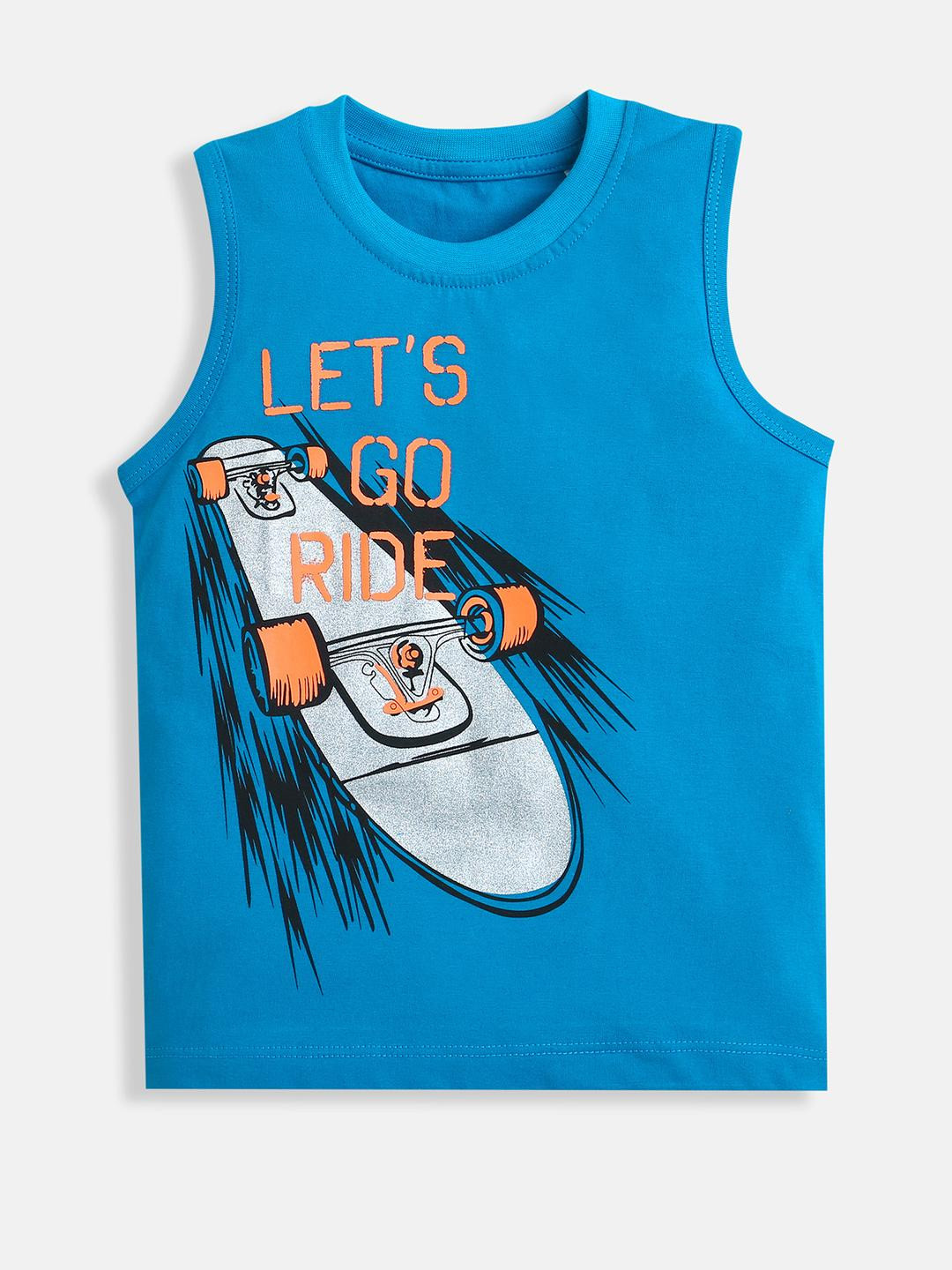 Adorn In Style Boys Blue Tshirts