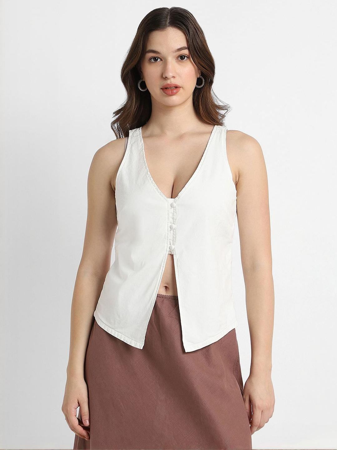 AMERICAN EAGLE OUTFITTERS Women V-Neck Vest Top