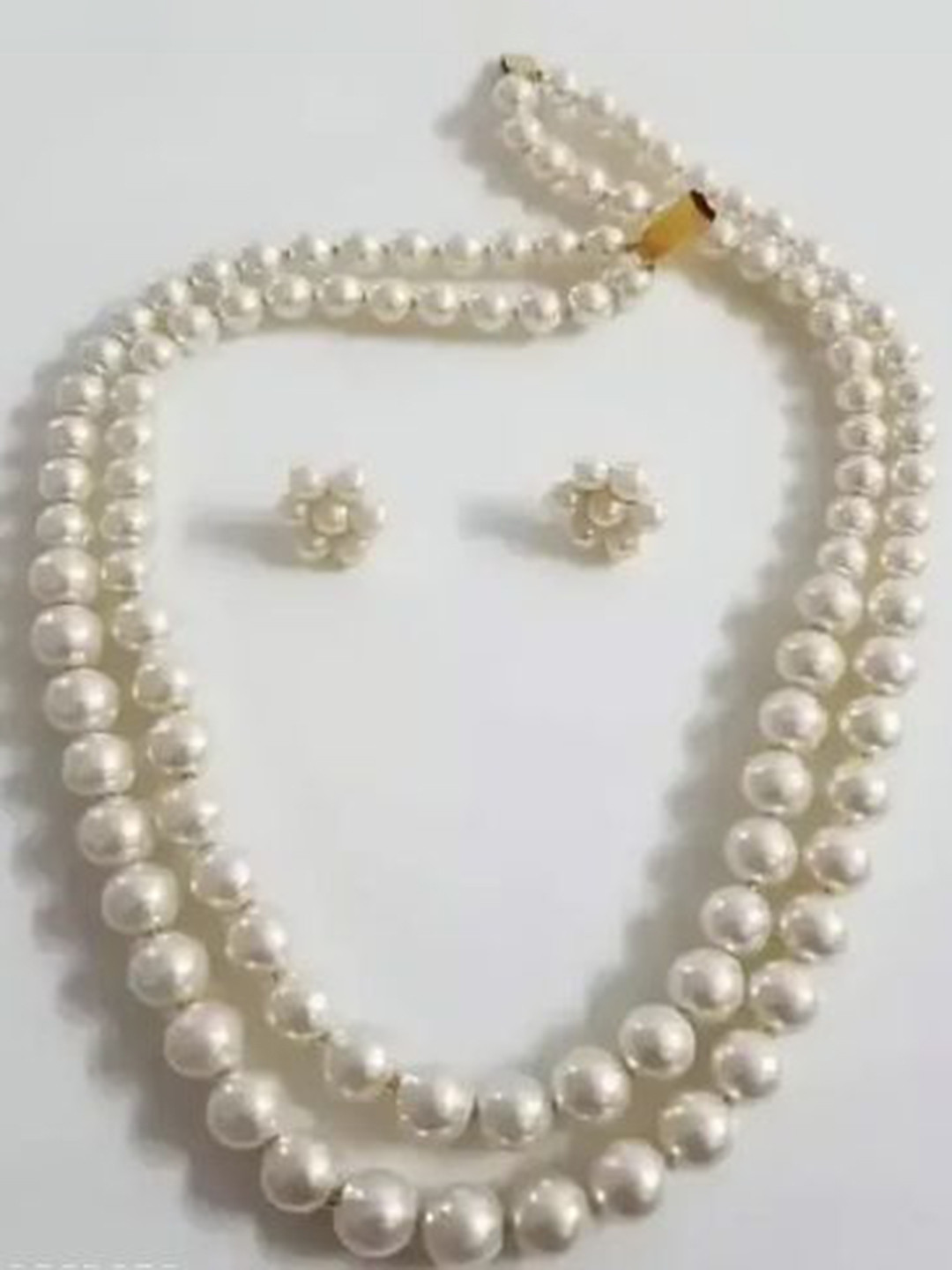 Samridhi DC Set Of 2 Double Line Mala Beaded Jewellery Set