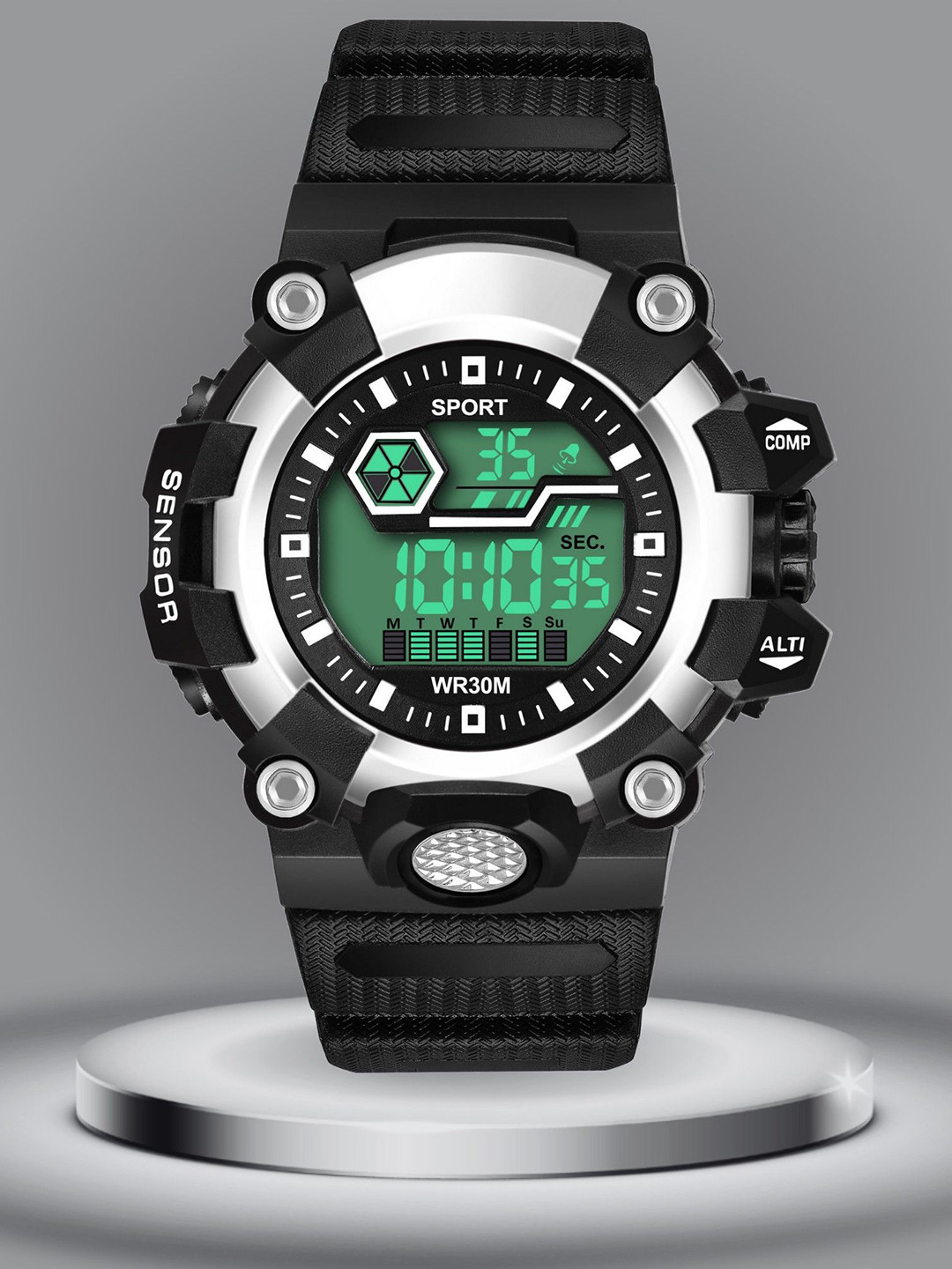 ON TIME OCTUS Kids Digital Watch DIGI-033 BLACK SILVER