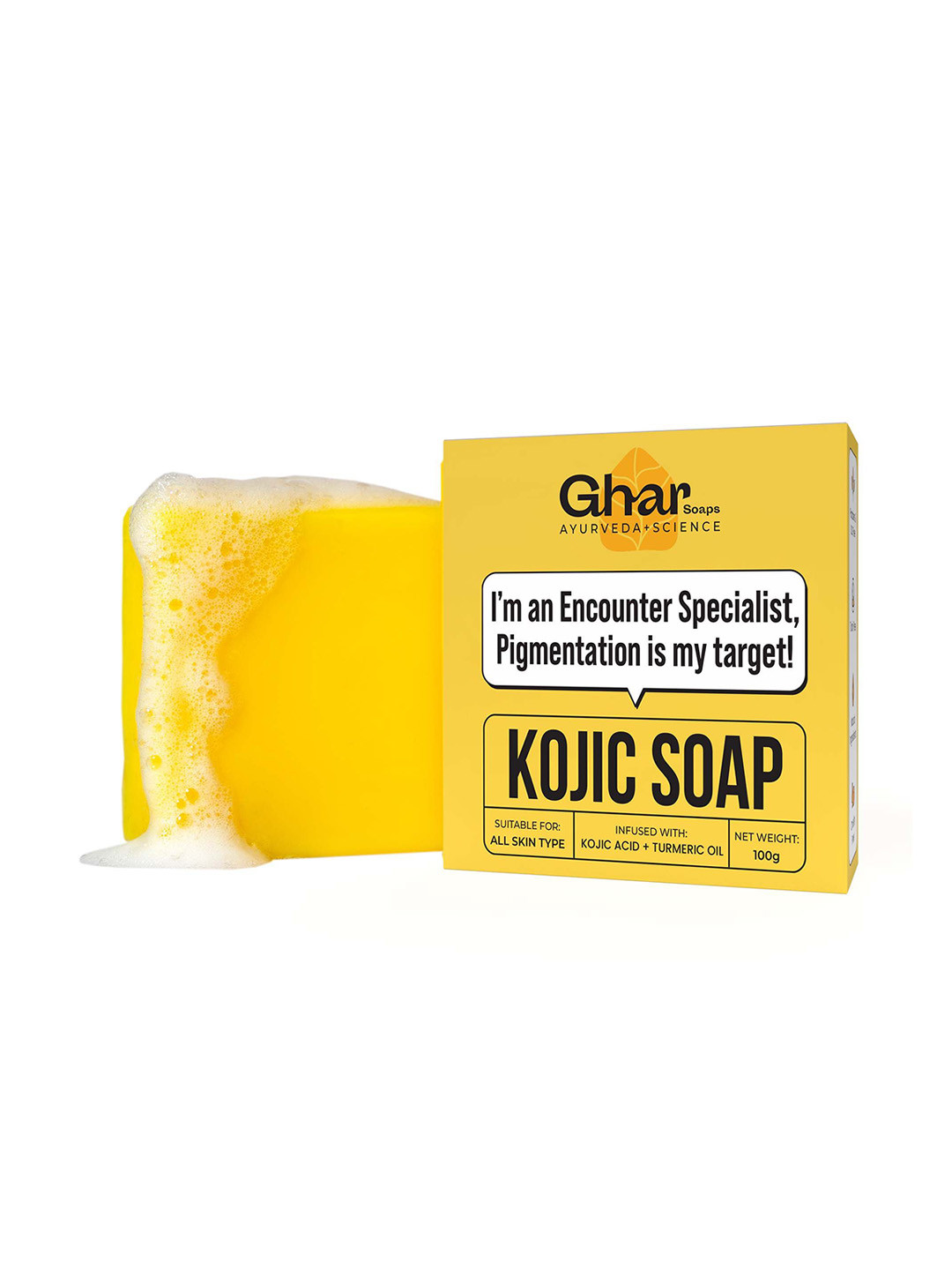 GHAR SOAPS Kojic Acid 2 % Soap With Niacinamide - 100 g