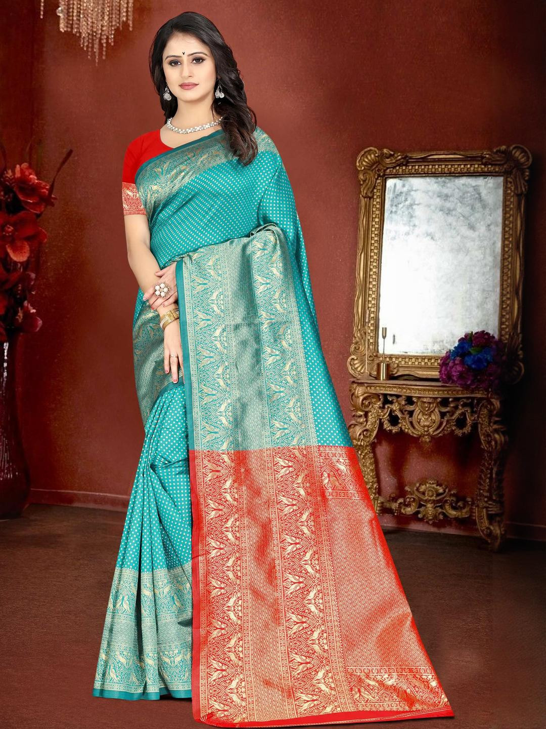 F FASHION Zari Banarasi Saree