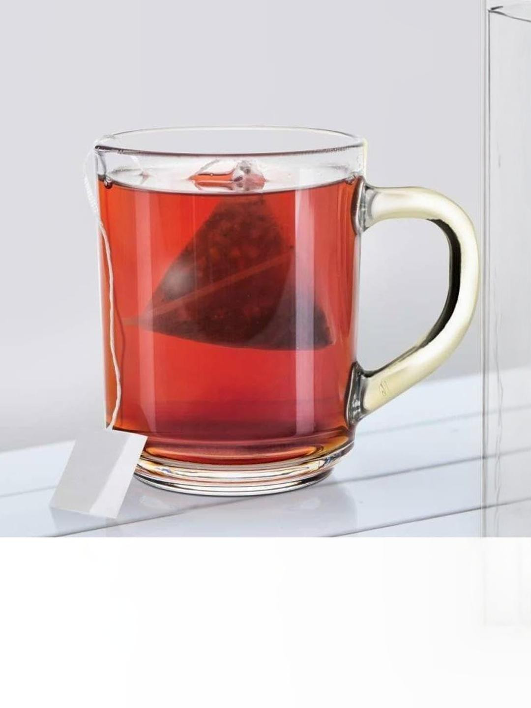 Somil Clear Glass Coffee & Tea Cup / Mug (180 Ml), Enjoy Your Drink in Style7 X 10 X 8.5Cm