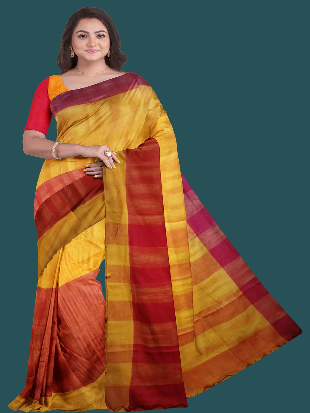 ASHMITAS COLLECTION Multi Pure Cotton Khadi Sarees