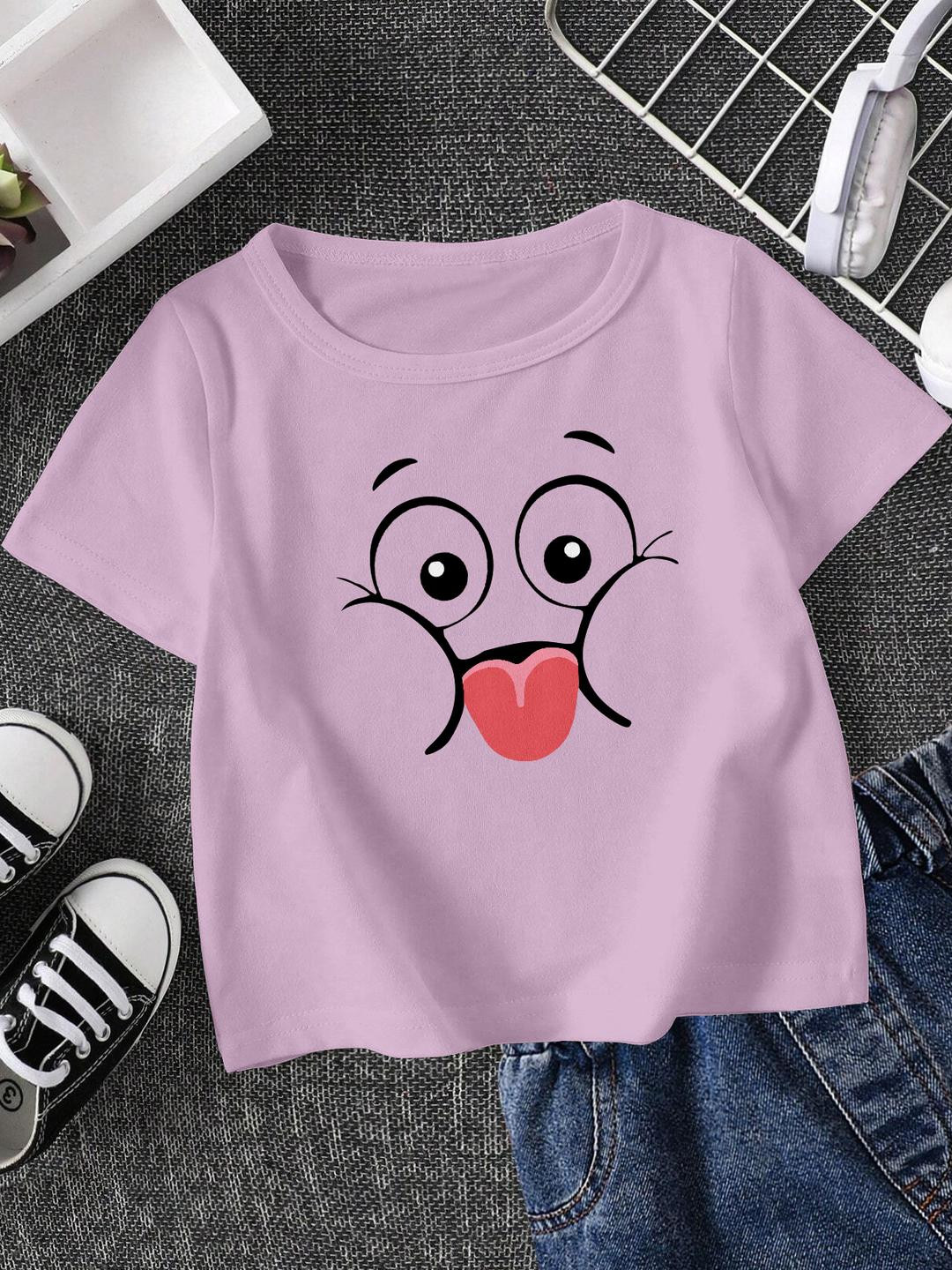 FIONAA TRENDZ Kids Pink Tshirts