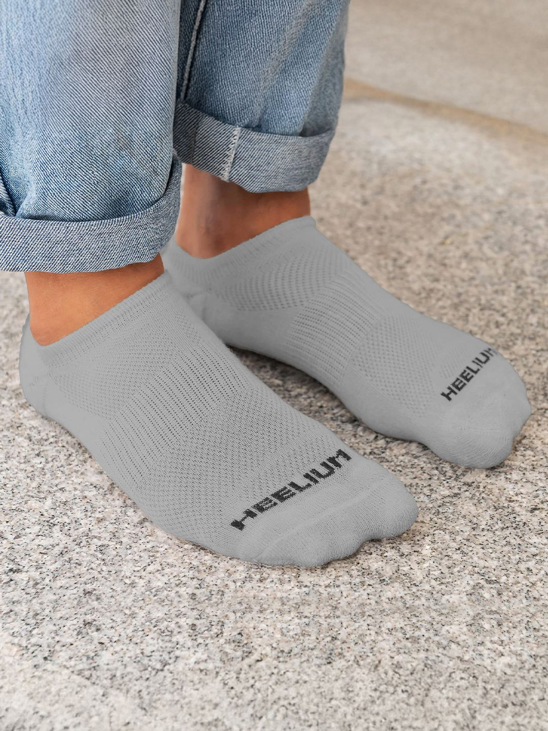 Heelium Men Ankle-Length Ultra-SoftSocks