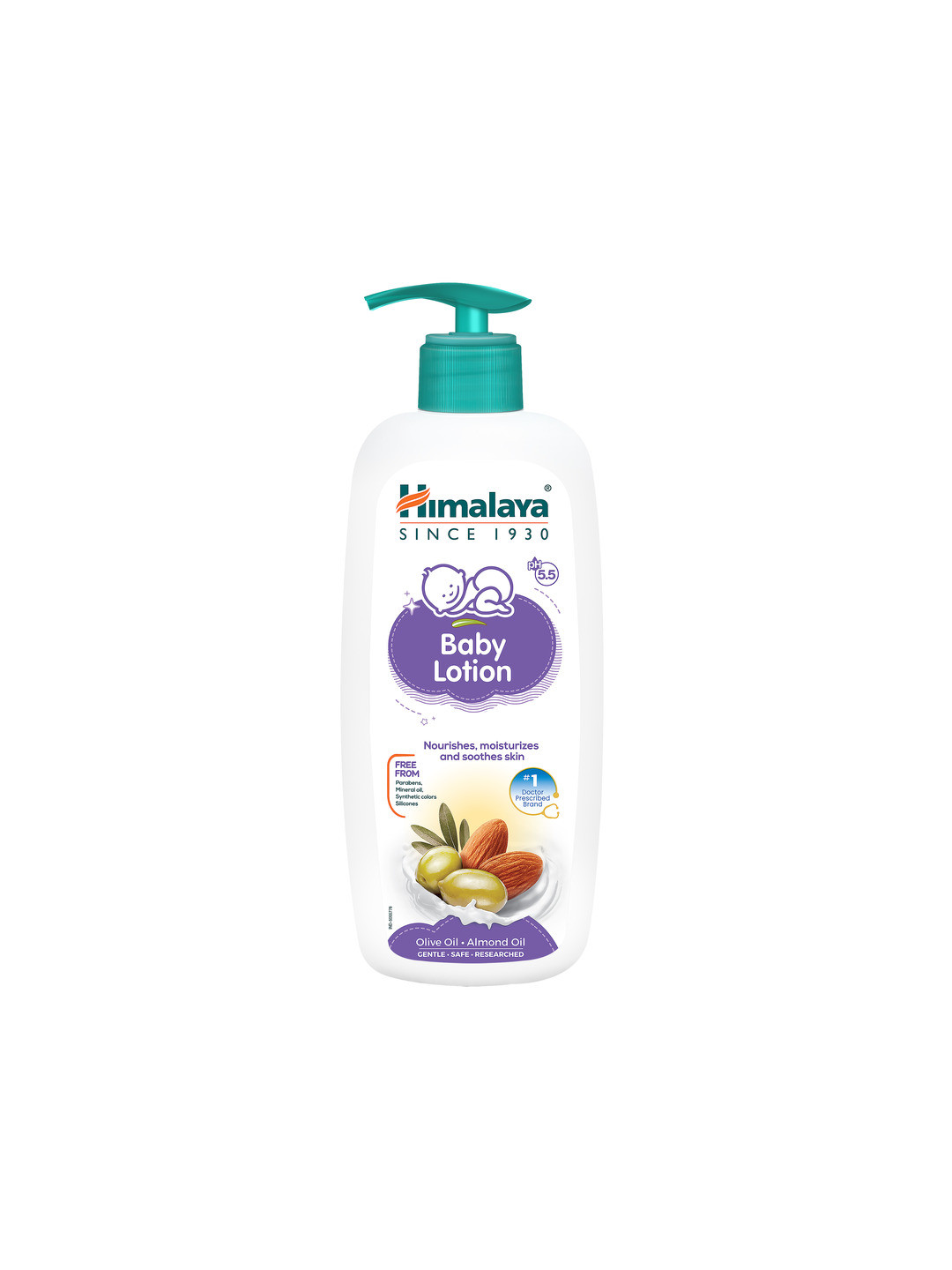 Himalaya Baby Lotion with Olive & Almond Oil for Nourishment & Softening - 600 ml