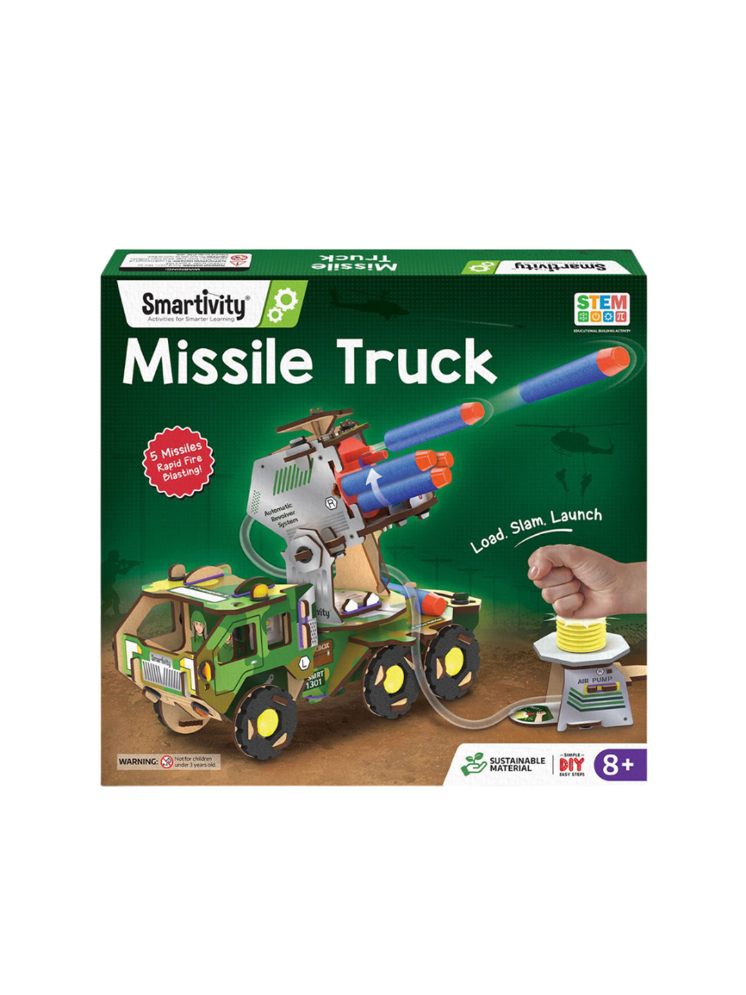 Smartivity Kids BPA Free Missile Truck Learning and Development Toys