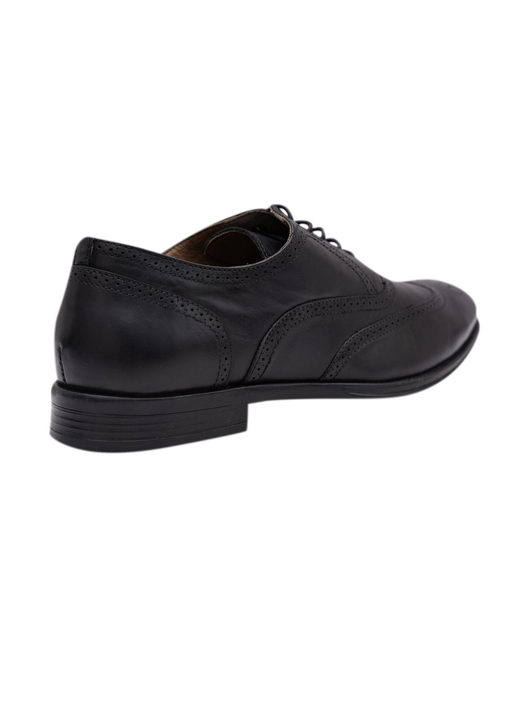 FEET FIRST Black Leather Casual Shoes