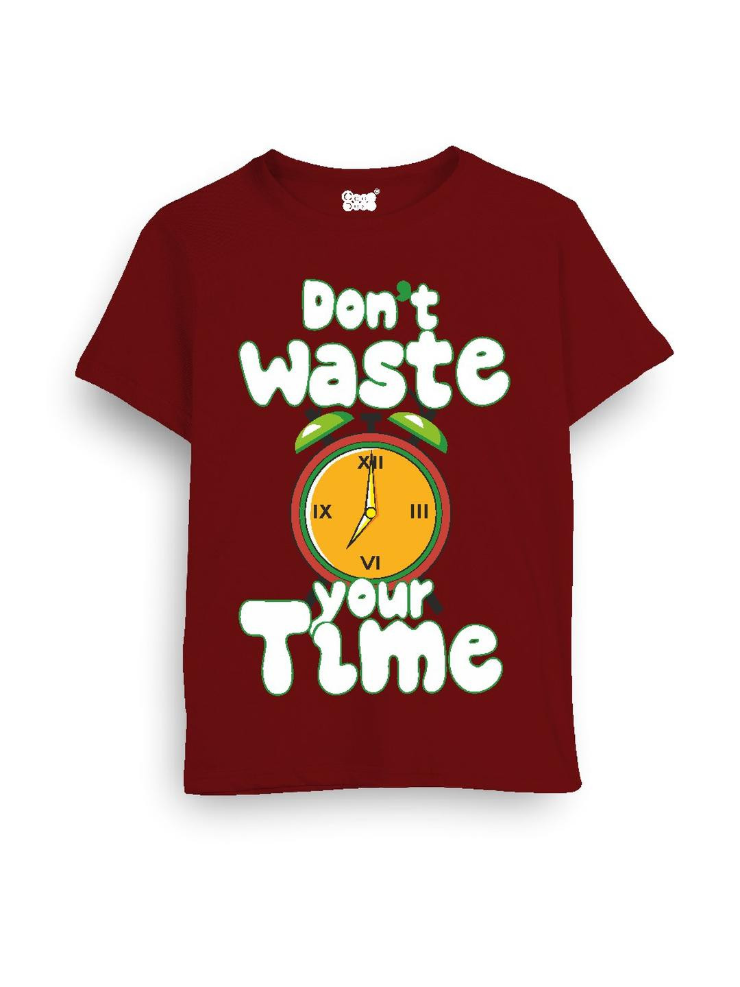 Cooldesi Kids Maroon Tshirts