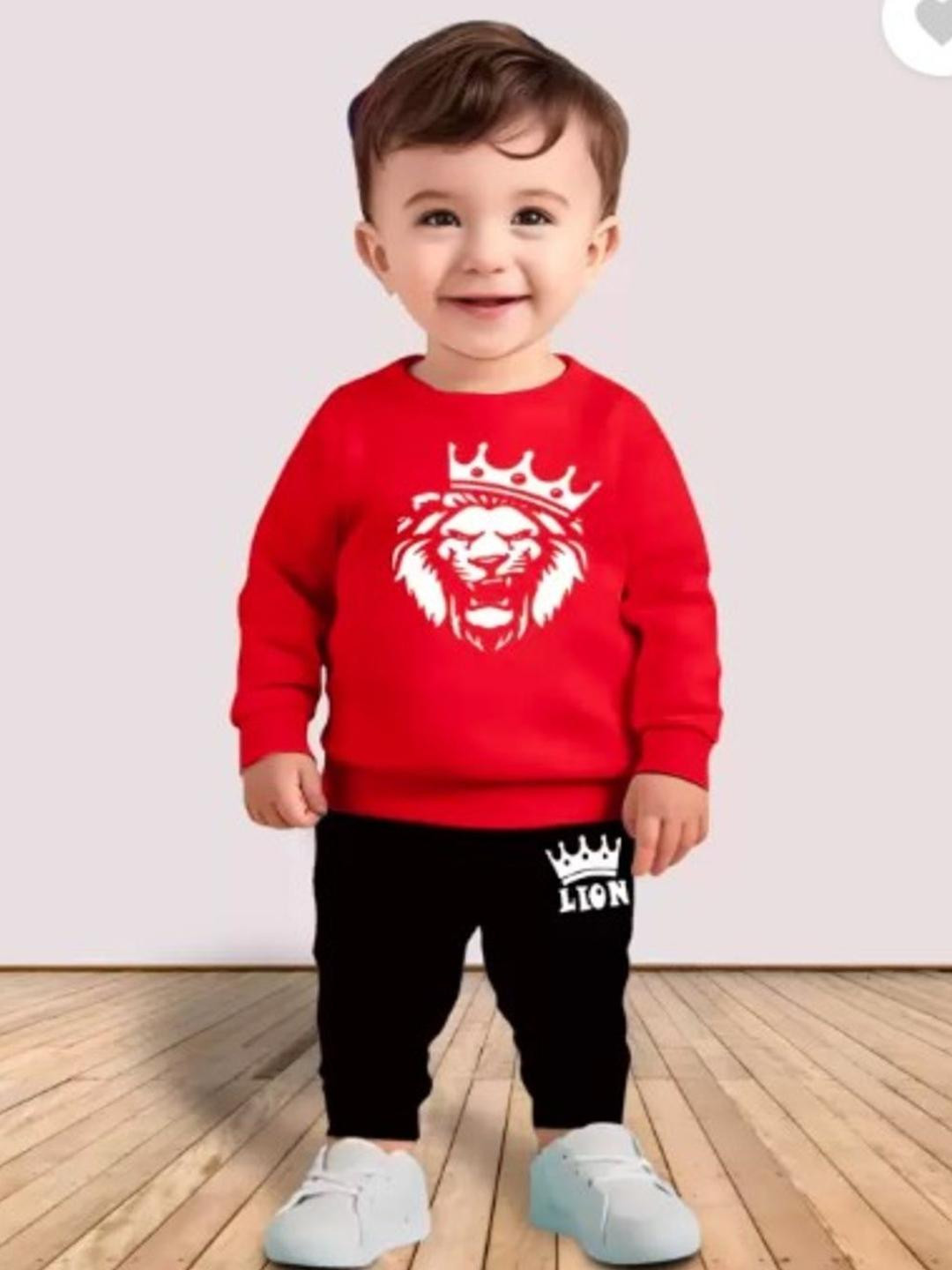 CUTEVIBE Unisex Kids Printed T-shirt & Pyjamas Set
