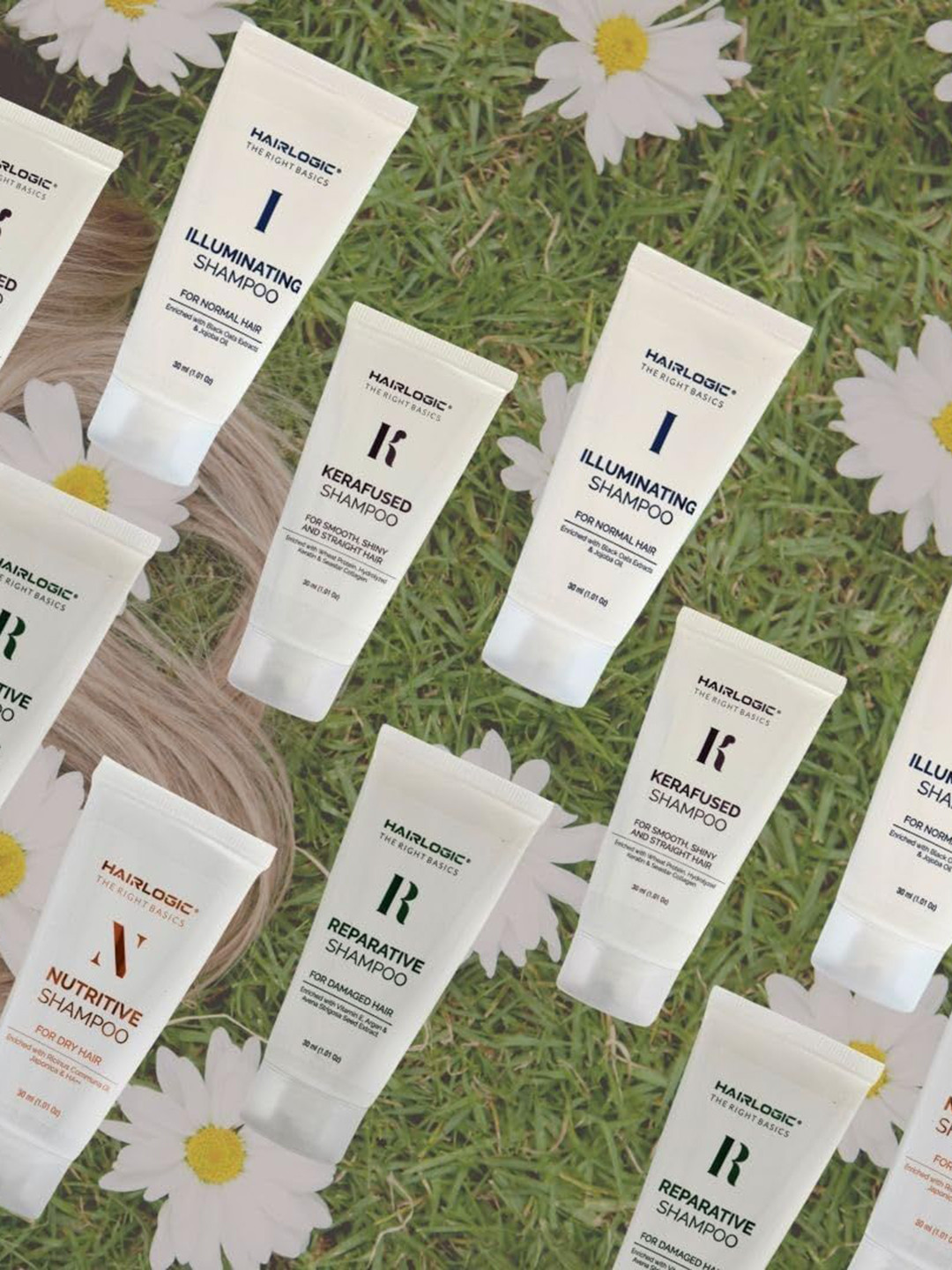 Hairlogic Reparative Shampoo With Vitamin E For Damaged Hair- 30 ml